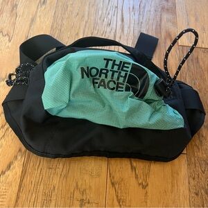 The North Face Bozer Hip Pack Black and Green